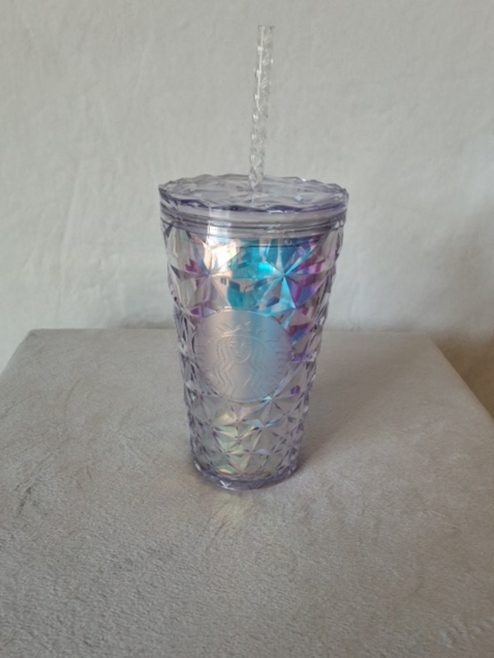 Starbucks 16 Oz. Plastic Iridescent Tumbler-NWOT!